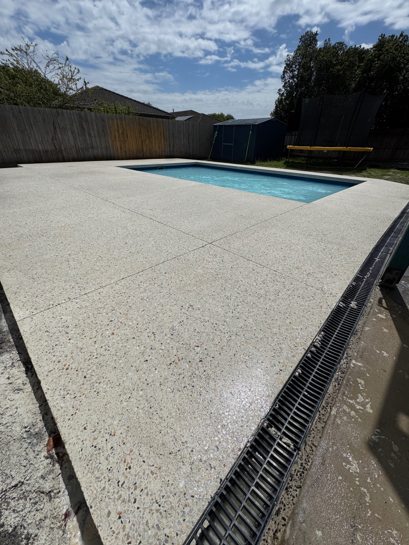 Pool surround coating installed by Concrete To Style in Melbourne